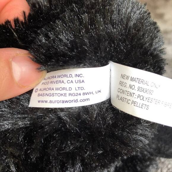 Destination Nation Gorilla Plush Toy Bean Bottom Black Ape Stuffed Animal Monkey - Picture 10 of 10